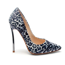 Design Leopard Print Gold High Heel Pumps Shoes 2020